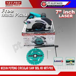 NRT-PRO 585 HD Mesin Gergaji Listrik Pemotong Kayu Circular Saw Laser 7" inch 585 L NRT-PRO