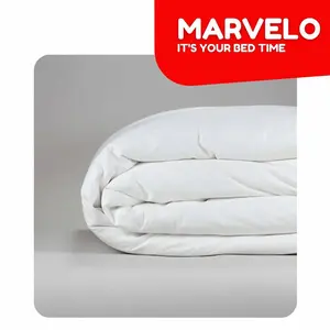Duvet Cover 210x210 cm Katun 100% Tc 200 by Marvelo - Putih