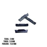 Gambar Insert potong Grip 3 mm Iscar bekas seken..grip 3mm dari Warokateknik Kab. Bekasi 1 Tokopedia