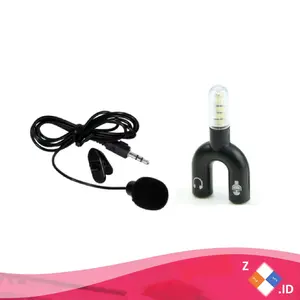 Paket Mic Clip on & Audio Splitter Youtuber Vlog Vlogger Smule