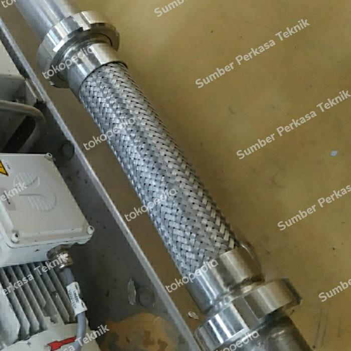 Gambar Flexible Hose Union Watermur Sanitary SS304 2" inch / Panjang 30cm dari Sumber perkasa Teknik Kota Administrasi Jakarta Barat Tokopedia