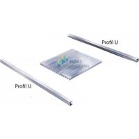 Gambar Profil Penutup Polycarbonate Alumunium - List U 10mm - Warna Silver dari Alderon Polycarbonate Kota Tangerang Selatan 2 Tokopedia