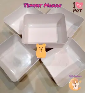 (The Ham's) Feeding Tempat Makan Tempat Minum Hamster, Gecko