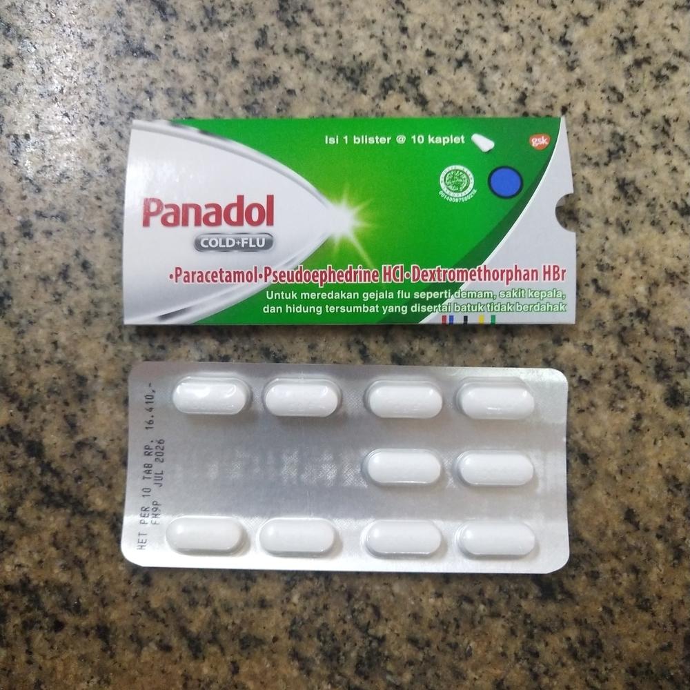 panadol cold & flu 10 tablet