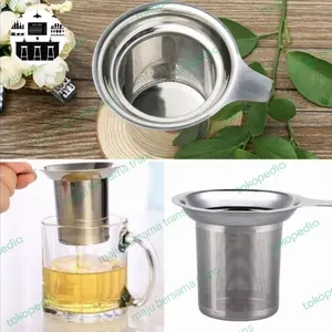 Filter Saringan Teh Reusable Tea Infuser Strainer