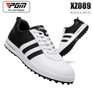 PGM Sepatu Golf Pria Mens Shoes Waterproof Microfiber Leather XZ089
