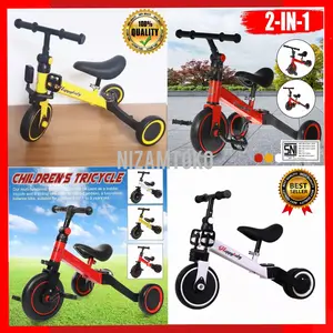Mainan Sepeda Anak 3 Roda 2in1 Sepeda Keseimbangan Anak Balance Bike R