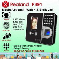 Gambar REALAND F 491 Absensi Akses Wajah Sidik Jari | Official Store dari Taruna Jaya International Kota Administrasi Jakarta Utara 1 Tokopedia