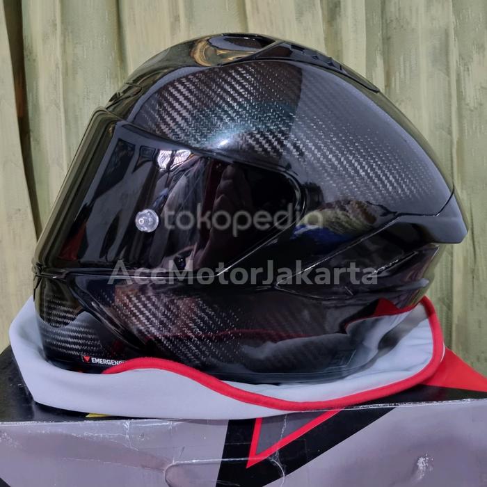 Gambar KYT NX Race Full Carbon Black + Visor Dark Smoke | Coating 4 Layer dari AccMotorJakarta Jakarta Pusat Tokopedia