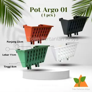 Argo 01 Pot Tanaman Merambat / Pot Gantung Tanaman Plastik