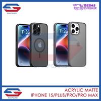Gambar SNAPGARD Premium Acrylic Matte Case for iPhone 15 Pro Max Case For iPhone 15 Pro Case For iPhone 15 Plus - BLACK, IPHONE 15 dari Allforgadget Kota Administrasi Jakarta Utara 3 Tokopedia