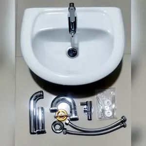 Wastafel volk set ( full Chrome ) kirim instan/sameday