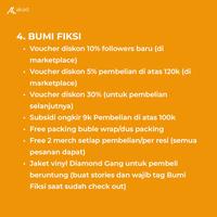 Gambar Promo 11.11 Best Seller Akad - 199 Ribu Dapat 3 Buku + Free Merch dari bumifiksijakarta Jakarta Selatan 5 Tokopedia