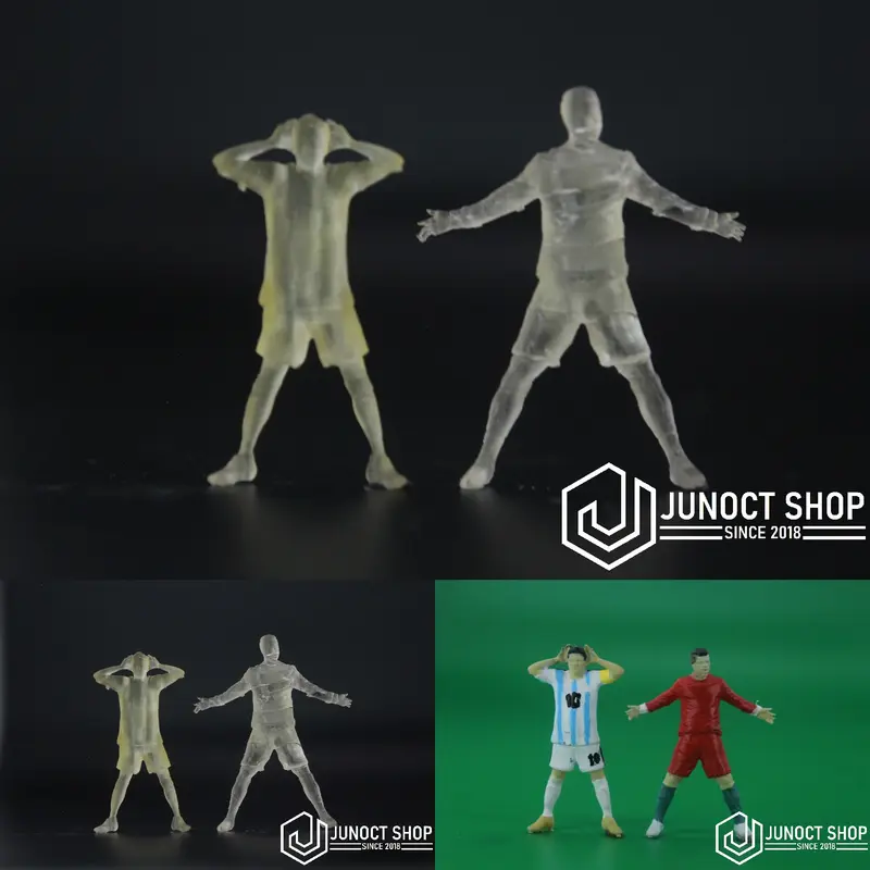Maket Ronaldo CR7 Messi 1:64 Goal Celebration Figure Polos Miniature 0