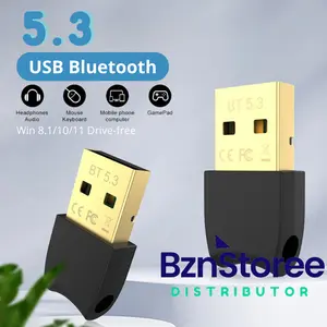 USB Bluetooth 5.3 Adapter Transmitter Receiver Dongle Pc