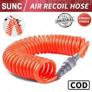 Recoil Hose Selang Angin Kompresor Spiral 6 9 12 Meter selang Angin