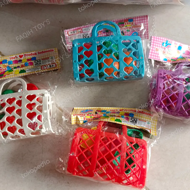 Mainan tas belanja 20 pcs 0