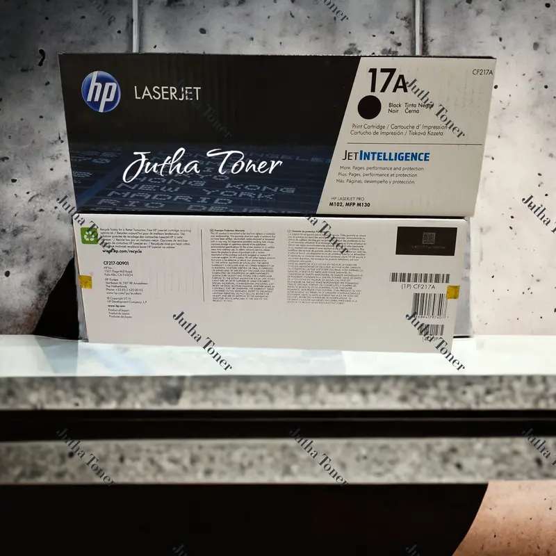 toner hp laserjet m102a cf217a 17a black 1