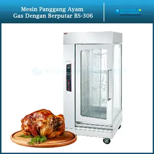 Mesin Panggang Ayam Gas Dengan Berputar (CG-306/BS-306)