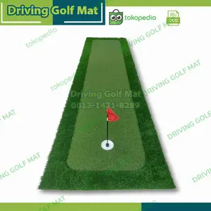 PUTTING GREEN GOLF 50*200 CM FREE HOLE CUP SIAP PAKAI