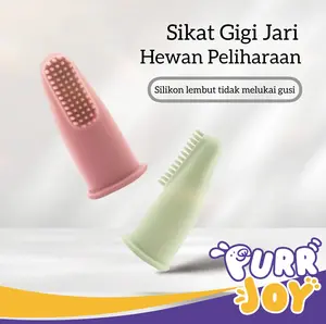 PURRJOY Sikat Gigi Jari Anjing Kucing / Pet Toothbrush
