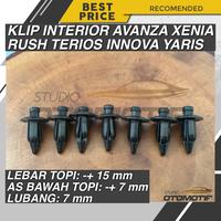 Gambar KLIP KANCING INTERIOR AVANZA XENIA INNOVA RUSH TERIOS KLIP CENGKEH dari Studiootomotif.id Kab. Tangerang 1 Tokopedia
