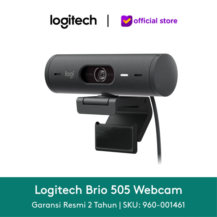Gambar Logitech Brio 505 Webcam Full HD 1080p -Garansi Resmi Logitech 2 Tahun dari Logitech B2B Store Kota Administrasi Jakarta Pusat Tokopedia