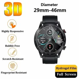 Smart Watch Hydrogel Screen Protector Round Diameter 29mm - 38mm