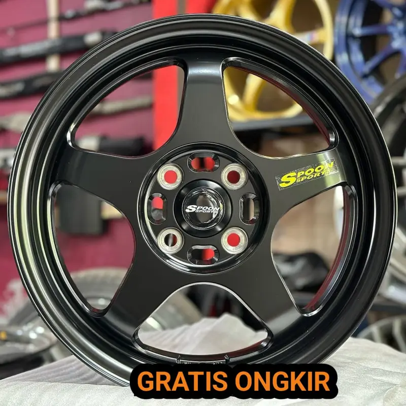 velg SPOON R15 lebar 6,5 velg mobil ring 15 brio mobilio sigra vios 0