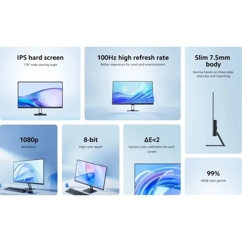 Monitor Xiaomi A27i 27" IPS 100Hz FHD HDMI 6ms 1080p 1