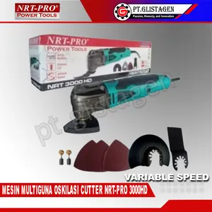 NRT-PRO 3000HD Multiguna Oskilasi Potong Kayu Triplek Amplas Mesin