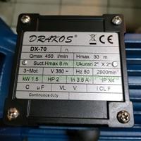 Gambar POMPA Air Centrifugal 2'' 2Hp 3phase Drakos DX 70 3phase irigasi Pump dari MAKMUR CEMERLANG POMPA Kota Administrasi Jakarta Barat 2 Tokopedia