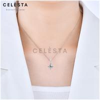 Gambar Chimere Pendant - Kalung 1,2CT berlian Moissanite 925 Silver Celesta dari Her Jewellery Kota Administrasi Jakarta Pusat 4 Tokopedia