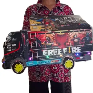 TRUK OLENG JUMBO P 45 CM FULL VARAIASI LAMPU DAN TERPAL BNUS BATRAI