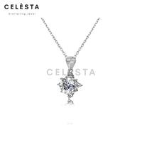Gambar Chimere Pendant - Kalung 1,2CT berlian Moissanite 925 Silver Celesta dari Her Jewellery Kota Administrasi Jakarta Pusat 2 Tokopedia