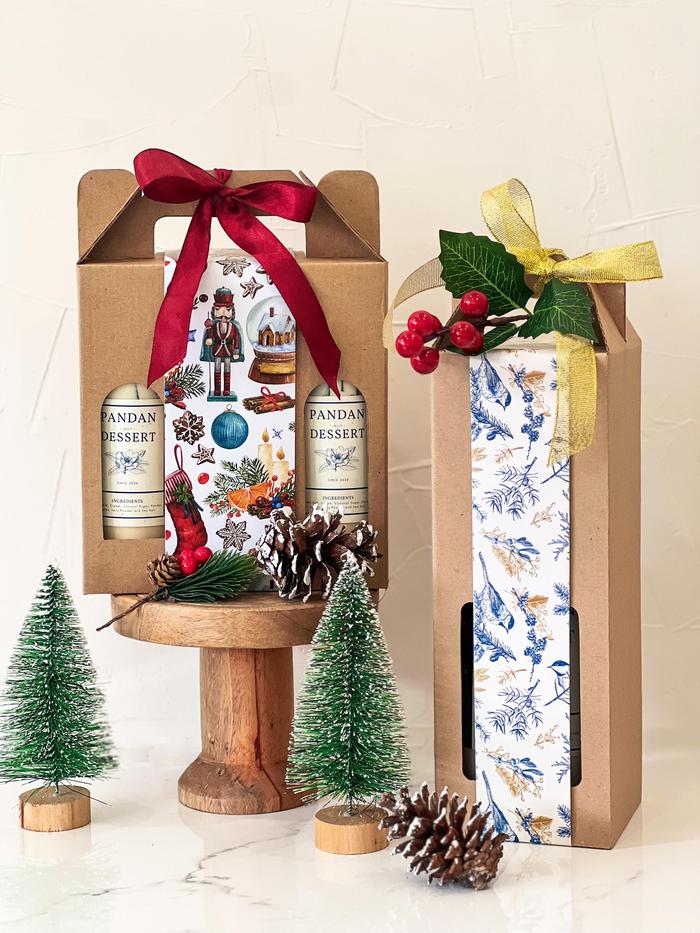 Gambar Pandan Jelly Dessert  Christmas Hampers Box - 2x500ml dari Bakso Keju Green Ville2 Kota Administrasi Jakarta Barat Tokopedia