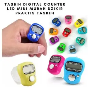 Tasbih Digital Led Alat Hitung Tally Counter