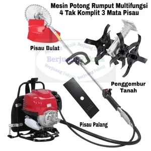 Mesin Potong Rumput 4 Tak Mollar GX-35 ||Mesin Penggembur Tanah Mollar