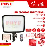 Gambar Professional LED Bi-Color Light Panel Pro One PT-F36B dari Foyu Photo Kota Administrasi Jakarta Selatan 1 Tokopedia