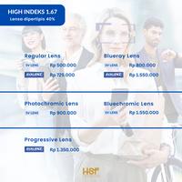 Gambar SV AVALENZ 1.67 dari HSF EYEWEAR Kota Administrasi Jakarta Pusat 3 Tokopedia