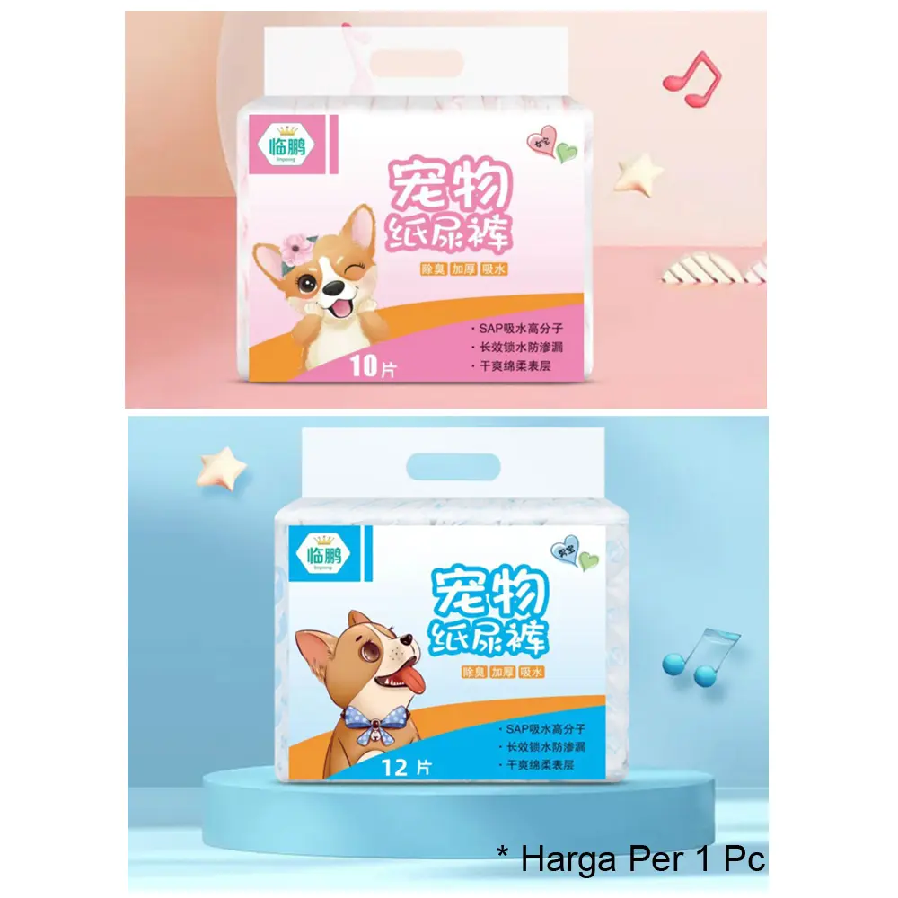 Popok Anjing Hewan Peliharaan LF01 Anti Bocor Pet Diapers Anti Marking