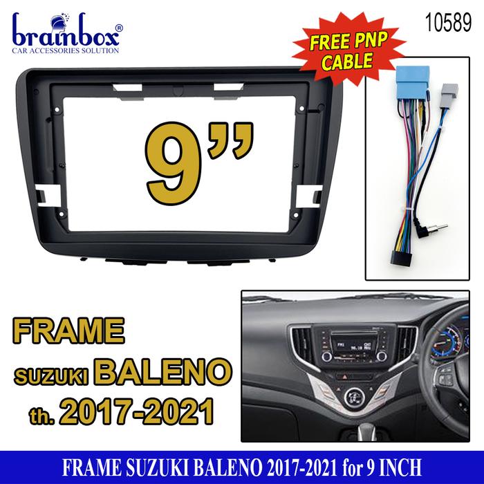 Gambar Frame Head Unit Suzuki Baleno 2017-2021 9 Inch Bingkai Panel TV Mobil dari Brainbox Car and Home Kota Batam Tokopedia