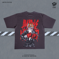 Gambar Ayaine Mambri Savage Spirit Tee Oversized T-Shirt  - Gray dari Ayaine Mambri Official Jakarta Pusat 3 Tokopedia