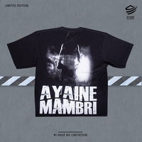 Gambar Ayaine Mambri Smokewar Champion Tee Oversized T-Shirt - Black dari Ayaine Mambri Official Jakarta Pusat 3 Tokopedia