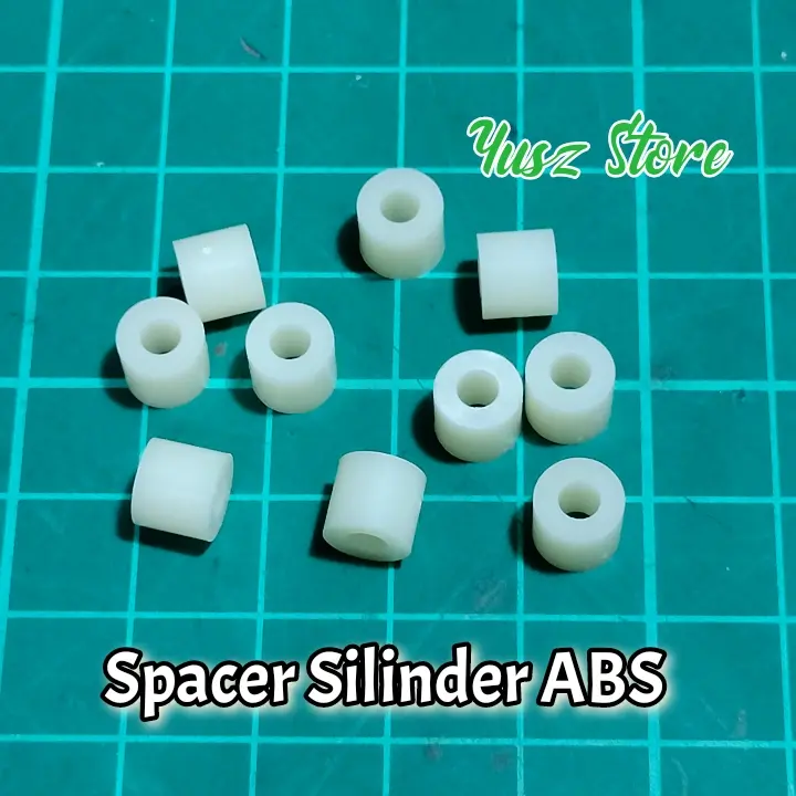 Spacer Silinder M3x6 abs nylon tiang penyangga PCB bulat tinggi 6mm 0