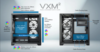 Gambar CASING TECWARE VXM2 TG - Dual Chamber mATX Tempered Case dari Techno Computer Bali Kota Denpasar 5 Tokopedia