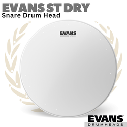Evans B14ONX2 14 inch Onyx tom, snare, timbale vel Black | Bax Music