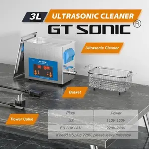 Ultrasonic Cleaner GT Sonic 3L Digital Ultrasonik Cleanser GTSONIC 3 L
