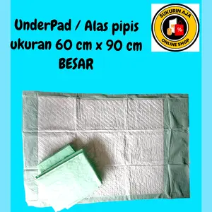 underpad besar ukuran 60 cm x 90 cm | alas pipis