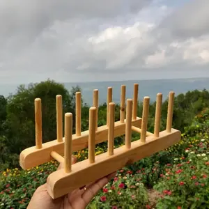 Tempat Piring Tatakan Gelas Modern Kayu Jati